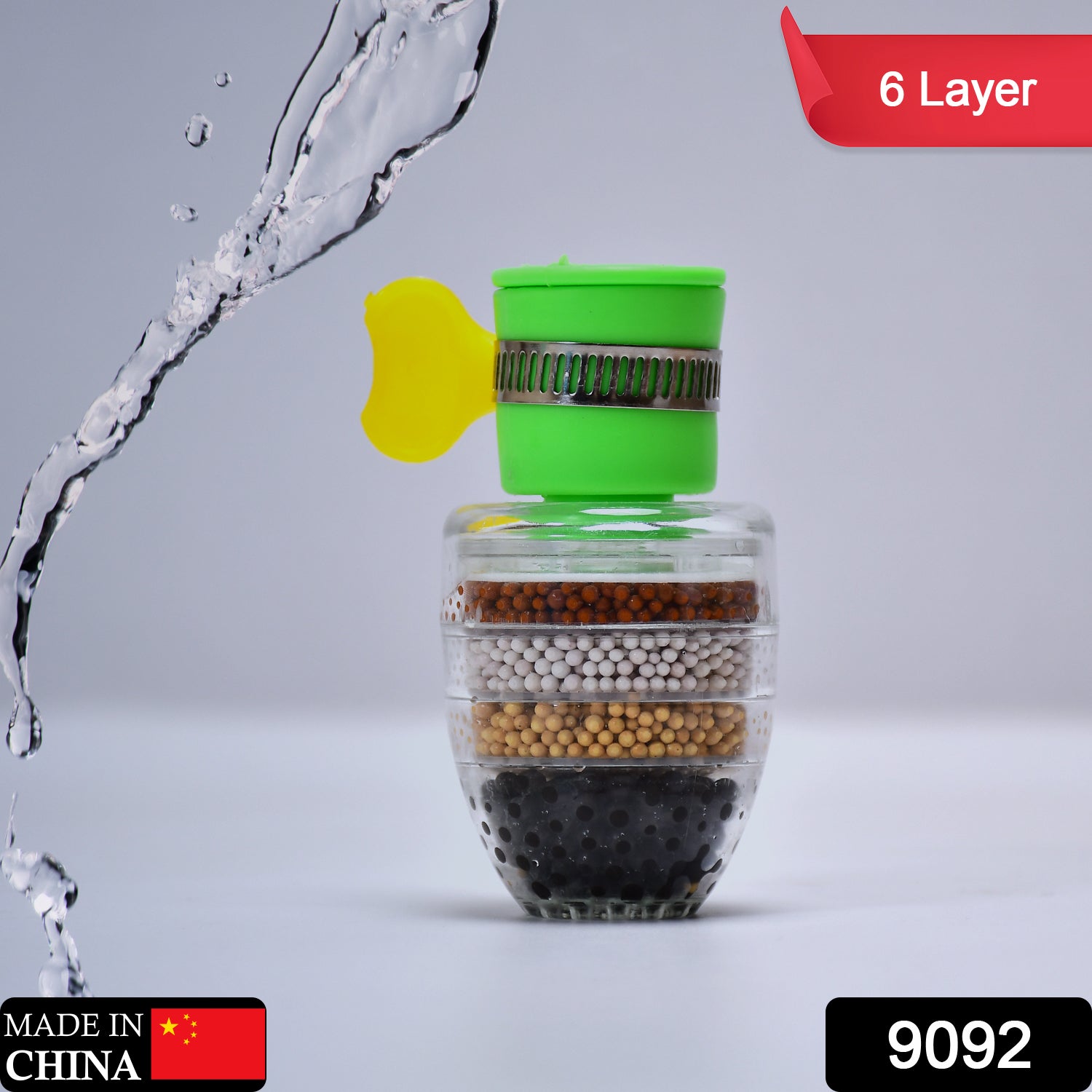 9092 Water Faucet, Clean Purifier Filter Cartridge Water Tap, Upgrade Universal Interface Faucet Filter (Six Layer Purifier) DeoDap 9092 Water Faucet, Clean Purifier Filter Cartridge Water Tap, Upgrade Universal Interface Faucet Filter (Six Layer Purifier) DeoDap